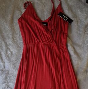 Lulu's maxi dress with double slits